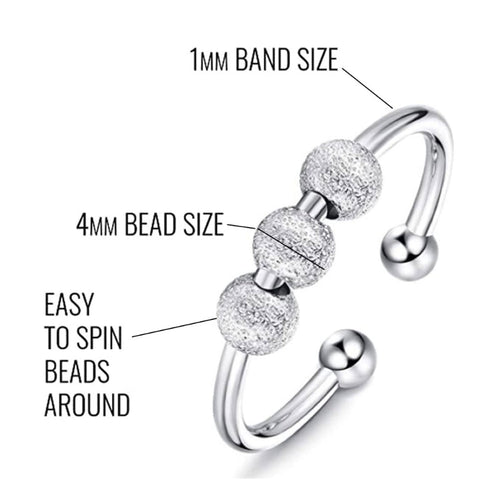 Anti-Stress Rotating Beads Ring - BioRytm