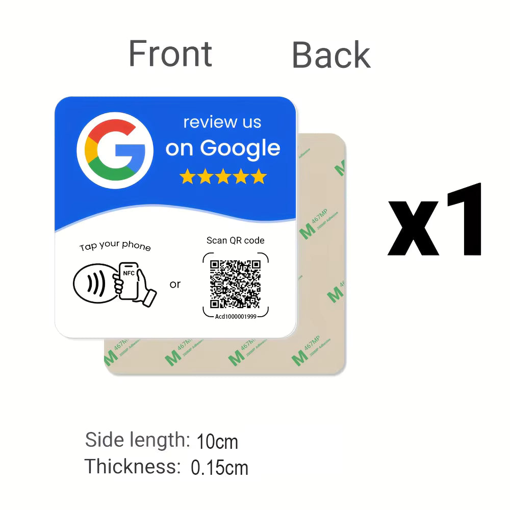 Programmable Google Review Card NFC