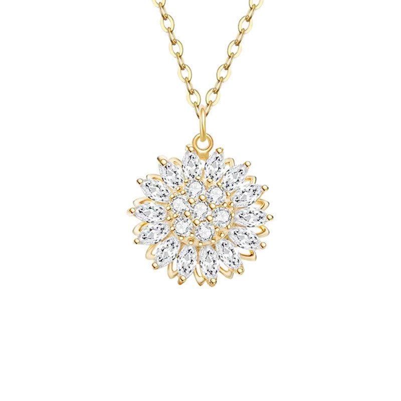 Women's Adjustable Sunflower Rotary Ring - BioRytm